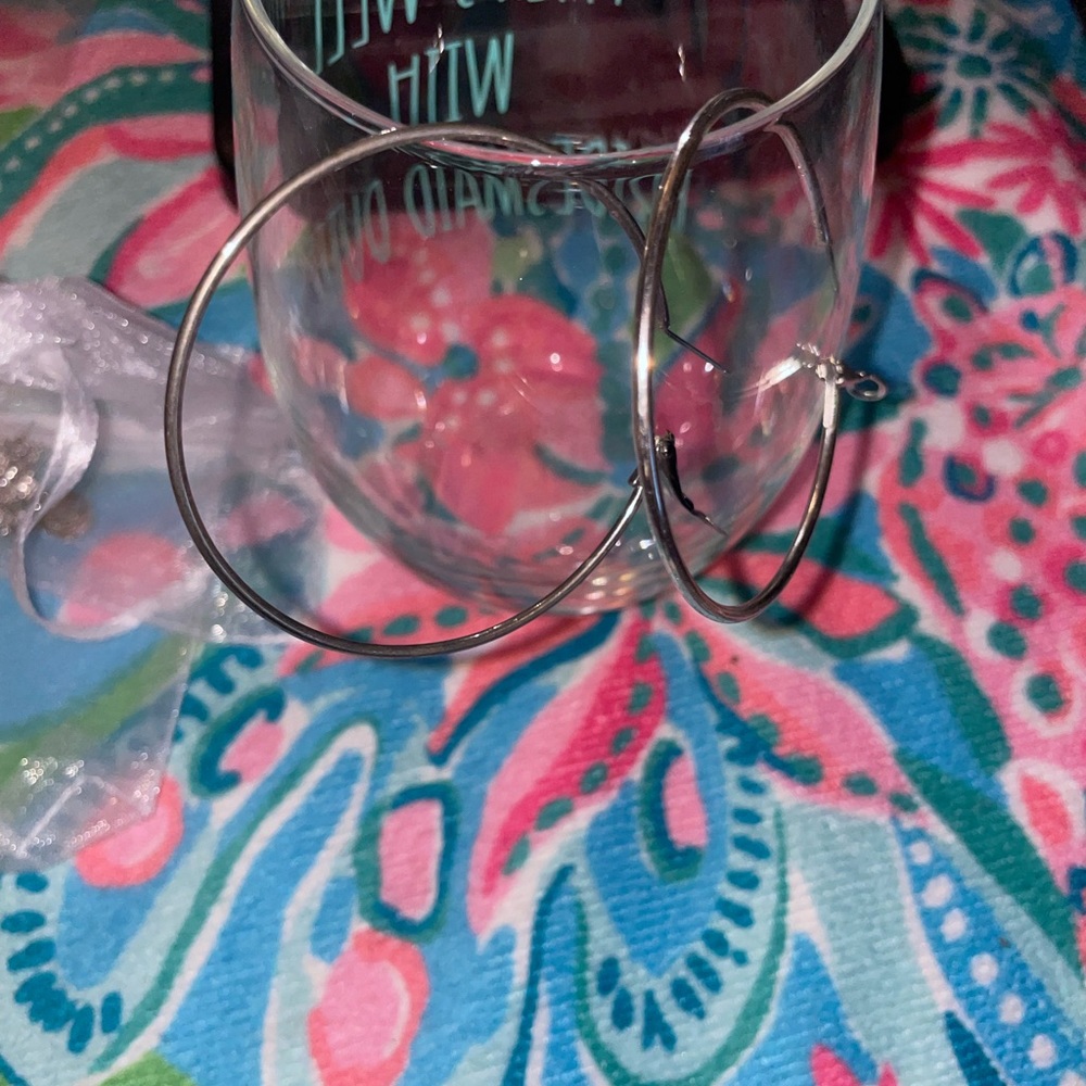 Silver Hoop Earrings